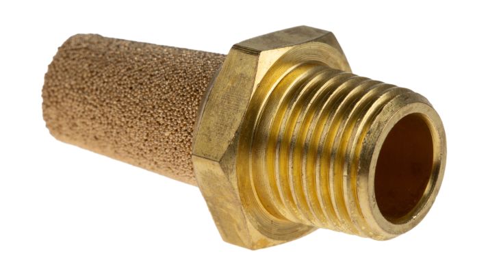 Norgren T40B2800, Quietaire sintered bronze silencer, R1/4 - pneumaticsystems