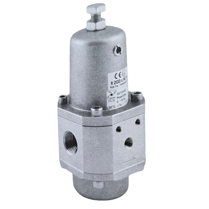 Pneumax SS173DRBN G1/2 0-4 Bar 316 Stainless Steel Regulator - Non Relieving - pneumaticsystems