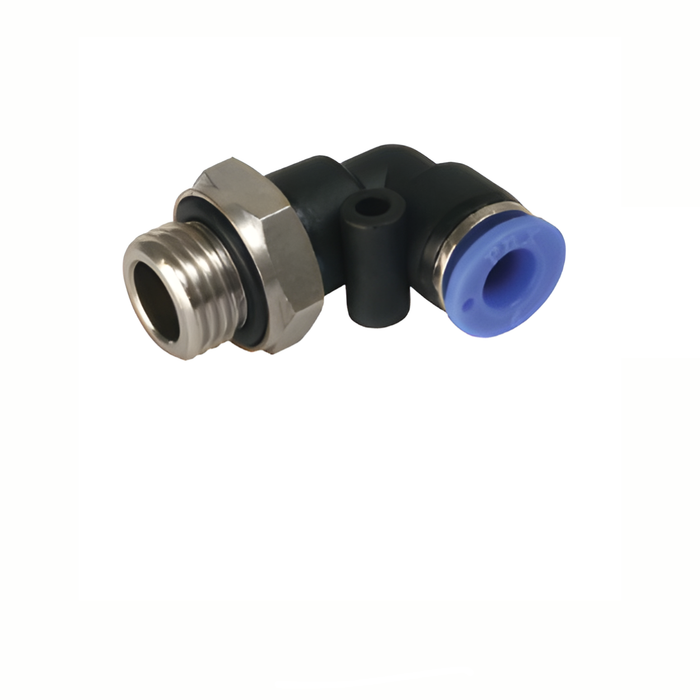 Pneumax PL16-G04 - 16mm x G1/2" Male Swivel Elbow - Parallel Thread (Blue Collet) - pneumaticsystems