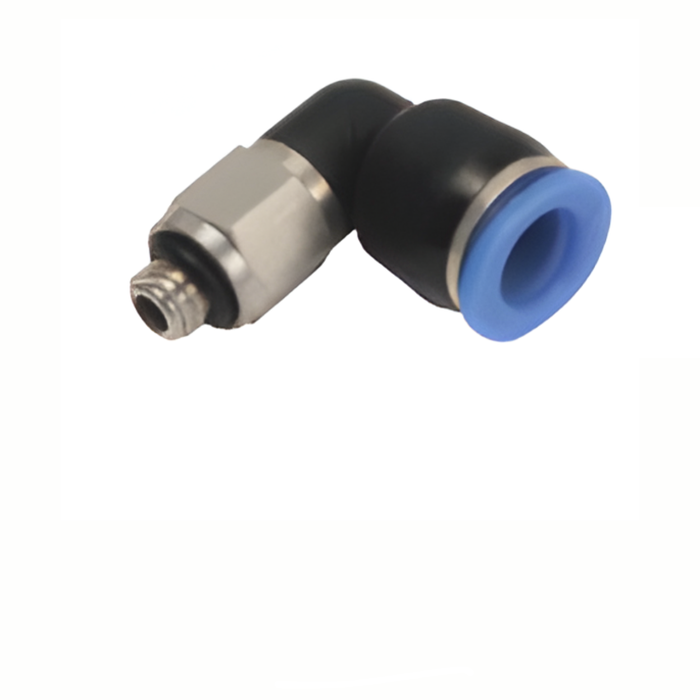 Pneumax PL06-01C - 6mm x R1/8" Male Compact Swivel Elbow (Blue Collet) - pneumaticsystems