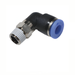 Pneumax PLN12-04 - 12mm x 1/2" Taper Male Compact Swivel Elbow (Blue Collet) - pneumaticsystems