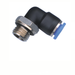 Pneumax PLN12-G04 - 12mm x G1/2" Male Compact Swivel Elbow - Parallel Thread (Blue Collet) - pneumaticsystems