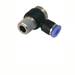 Pneumax POL12-04 - 12mm x 1/2" Taper Male Banjo Elbow (Blue Collet) - pneumaticsystems