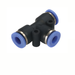 Pneumax PUT0600C - 6mm Compact Equal Tee Fitting (Blue Collet) - pneumaticsystems