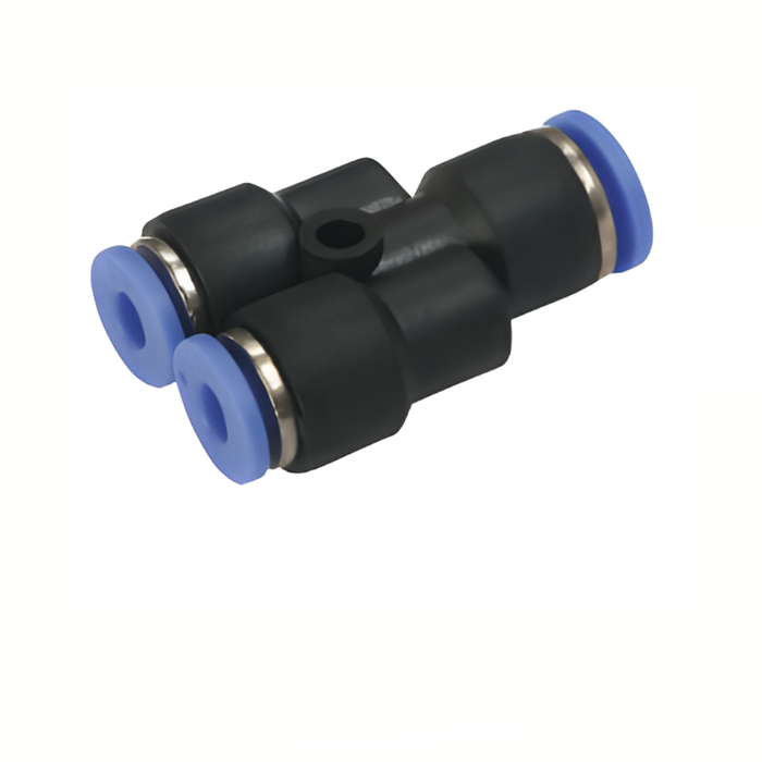 Pneumax PW10-08 - 10mm - 8mm Y Reducer (Blue Collet) - pneumaticsystems