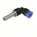 Pneumax PLGJ12-10 - 12mm Stem to 10mm Pushfit Stem Elbow Reducer (Blue Collet) - pneumaticsystems