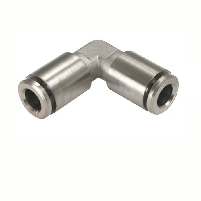 Pneumax IPVT08 - 8mm Equal Elbow All Metal Push-Fit Fitting