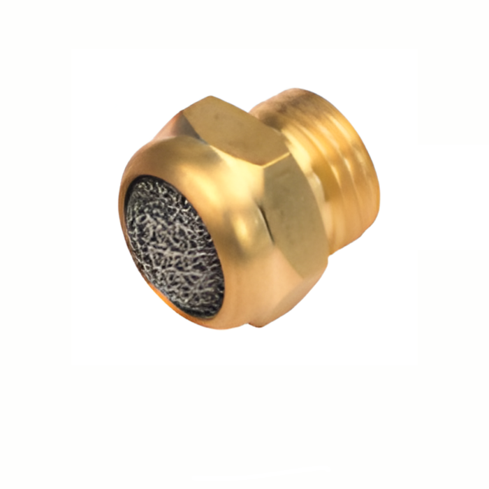 Pneumax SFE-1/2 - G1/2" Male Steel Wool Silencer