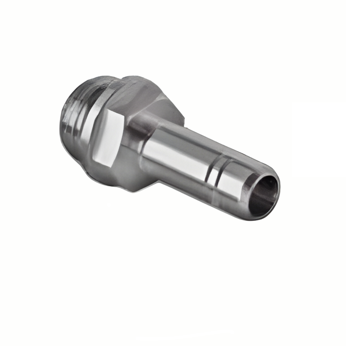 Pneumax 06-08-14 - 8mm Tube x G1/4" Male Thread Stem Adaptor Parallel