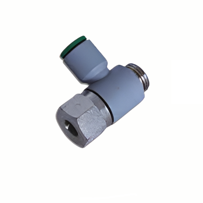 Pneumax T29-06-M5 - 6mm x M5 Male Banjo Flow Control Fitting (For Cylinders)