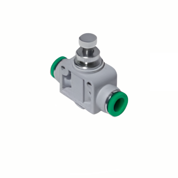 Pneumax T31-08-00 - 8mm Unidirectional In-Line Push-Fit Flow Control Valve