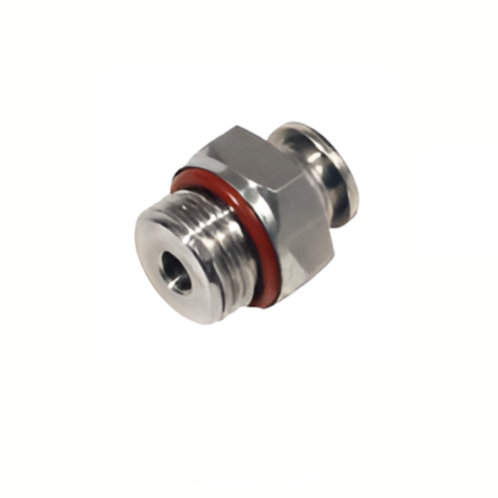 Pneumax SSC12-G03 - Stainless Steel 12mm x G3/8" Parallel Male Stud