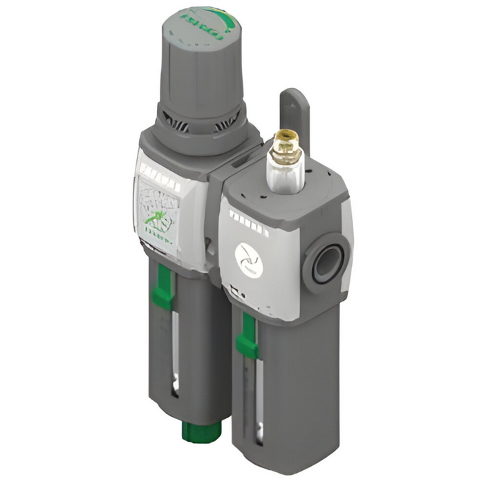 Pneumax GN171BVGC G1/4 SOV+FR 5¬µm 0-8 Bar + Gauge Alu Insert - pneumaticsystems