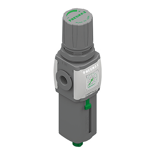 Pneumax N172BEPBDSKA G3/8 Filter/Reg + P/S 20¬µm 0-12 Bar PNP A/Drain + Lock - pneumaticsystems