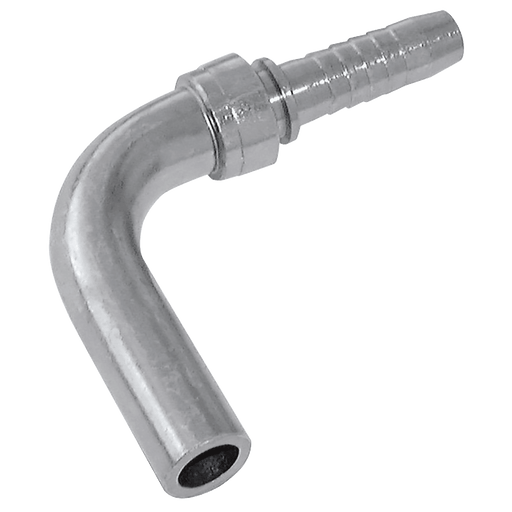 FT Pro - HSP04-90-08CF 08MM OD Standpipe 90 X 1/4" Hose Steel - pneumaticsystems