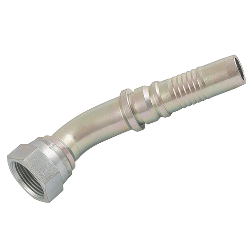 FT Pro - JMBSPF45-32-32CF 2" BSP Female Interlock 45° Swept Elbow 2" Hose ID - pneumaticsystems