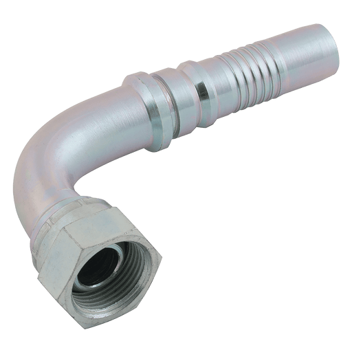 FT Pro - JMBSPF90-24-20CF 1.1/2" BSP Female Interlock 90° Swept Elbow 1.1/4" Hose ID - pneumaticsystems