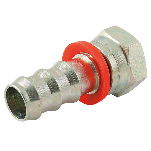 FT Pro - PSJF0606CF 9/16" JIC Female X 3/8" Push Style Hose Tail - pneumaticsystems