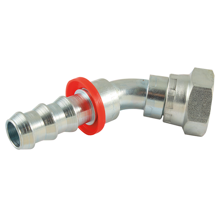 FT Pro - PSBF044504CF 1/4" BSP Female X Hose Tail 45° Elbow - pneumaticsystems