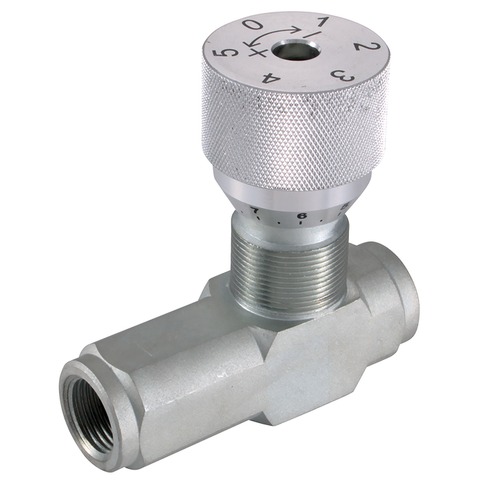 FT Pro - EHCVG3/8 3/8" BSP Parallel Female Uni-Directional Flow Control Valve - pneumaticsystems