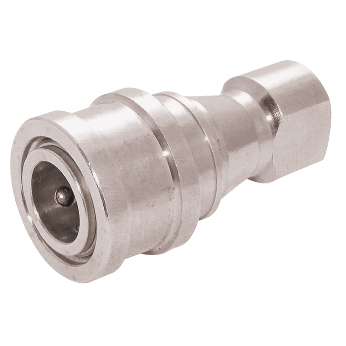 FT Pro - HKS02SS-V 1/8" BSP Parallel Female Coupling - pneumaticsystems