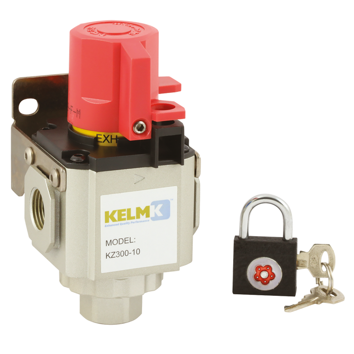 FT Pro - KZ300-10 3/8" Shut Off Valve 300 Series - pneumaticsystems