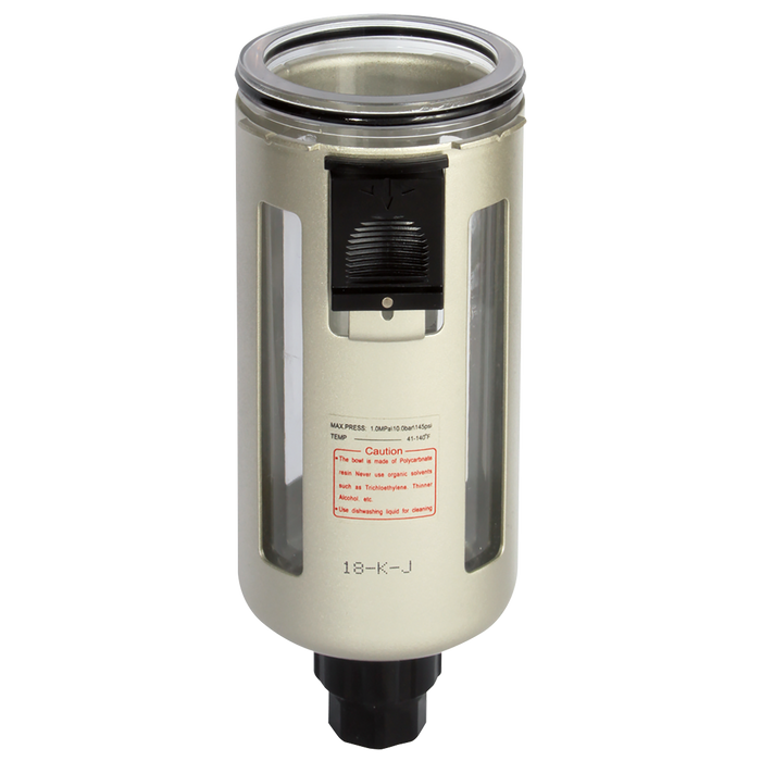 FT Pro - KF300-P4 Air Preparation Drain Bowl and Manual Drain - pneumaticsystems