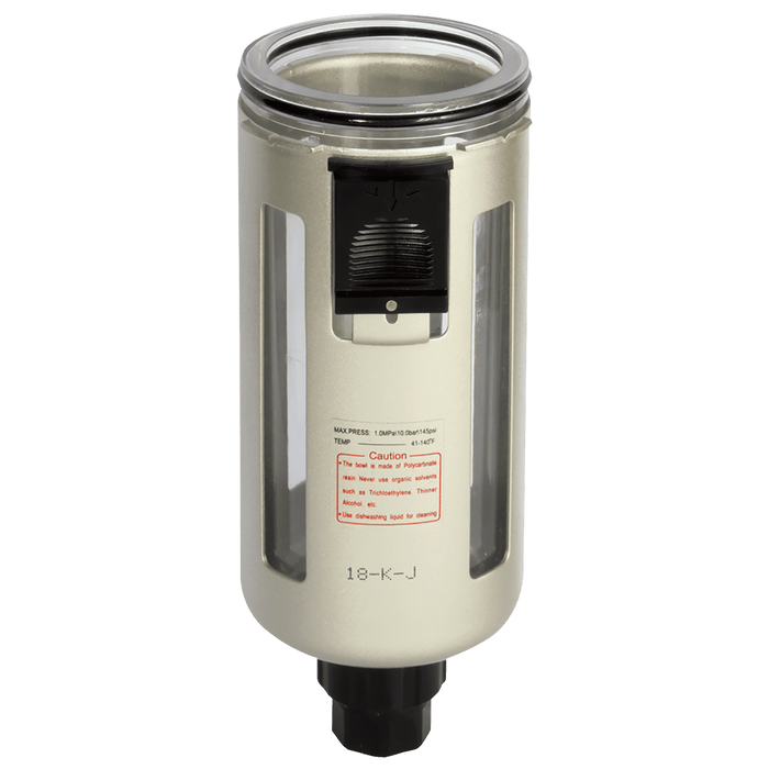 FT Pro - KF200-P3 Air Preparation Drain Bowl and Semi-Auto Drain - pneumaticsystems