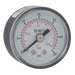 FT Pro - G63-12T Pressure Gauge ABS 63MM DIA 0-12 Bar/PSI G1/4" Rear - pneumaticsystems