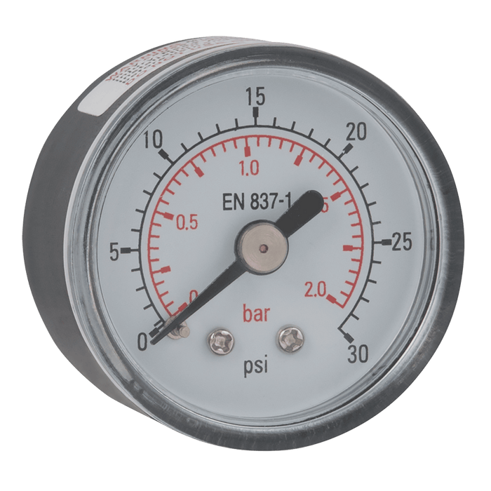 FT Pro - G40-16R ABS Pressure Gauge 40MM 0-16BAR 1/8" Back Entry - pneumaticsystems