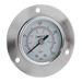FT Pro - 2018-1848 0-200 PSI 50MM 1/4" BSPT Flange Centre Back Gauge - pneumaticsystems