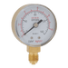 FT Pro - OG50-010 1/4" BSPP 50MM Oxygen Bottom Gauge 0-10 Bar - pneumaticsystems