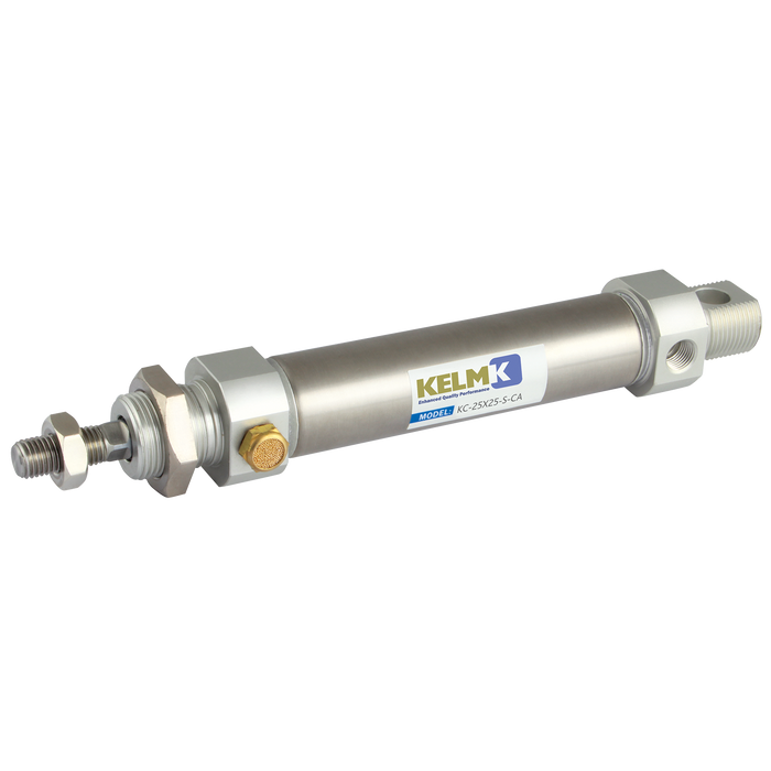 FT Pro - KC-25X80-S-CA 25MMØ X 80MM Magnetic Single Acting Cyl c/w SS Rod - pneumaticsystems
