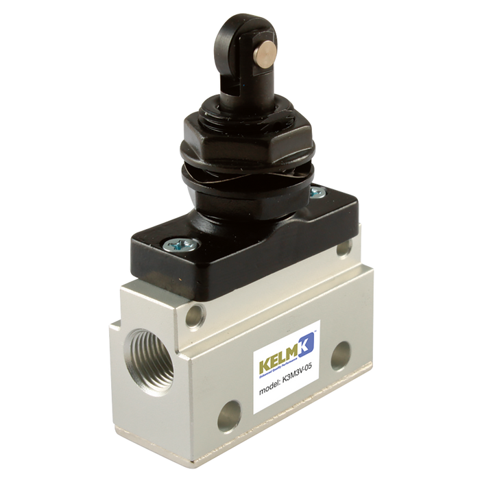 FT Pro - K3M3V-06 1/8" BSPP 3/2 Micro Roller Valve - pneumaticsystems