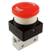 FT Pro - K3M3PL-08-R 1/4" BSPP 3/2 Micro Palm Button Latching Valve - pneumaticsystems
