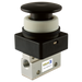 FT Pro - K3M3PM-06-R 1/8" BSPP 3/2 Micro Palm Button Valve - pneumaticsystems
