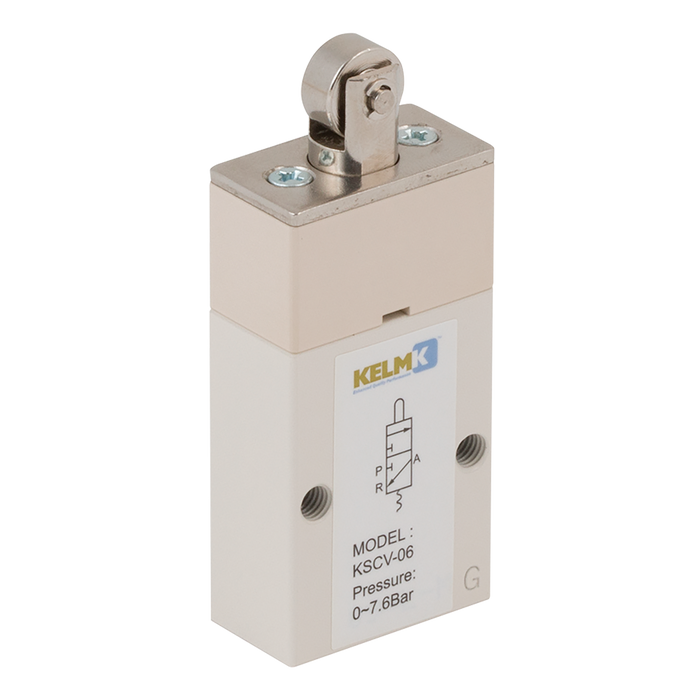 FT Pro - KSCV-06 1/8" 3/2 Roller Valve - pneumaticsystems