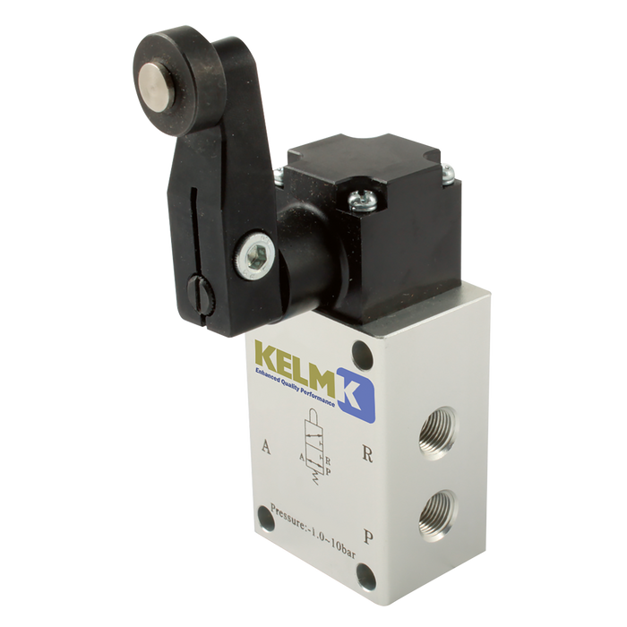 FT Pro - ZMCR-06-W 1/8" BSPP 3/2 Roller/Spring Valve - pneumaticsystems