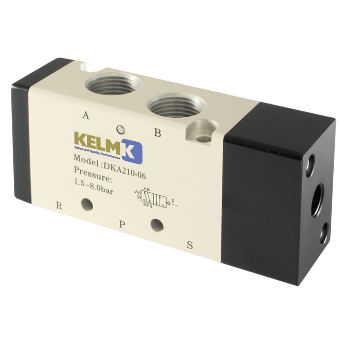 FT Pro - DKA210-08 5/2- 1/4" BSPP Pilot/Spring Valve - pneumaticsystems