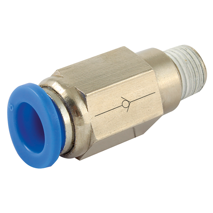 FT Pro - PCVC10-03 3/8" BSPT Male X 10MM OD Check Valve - pneumaticsystems