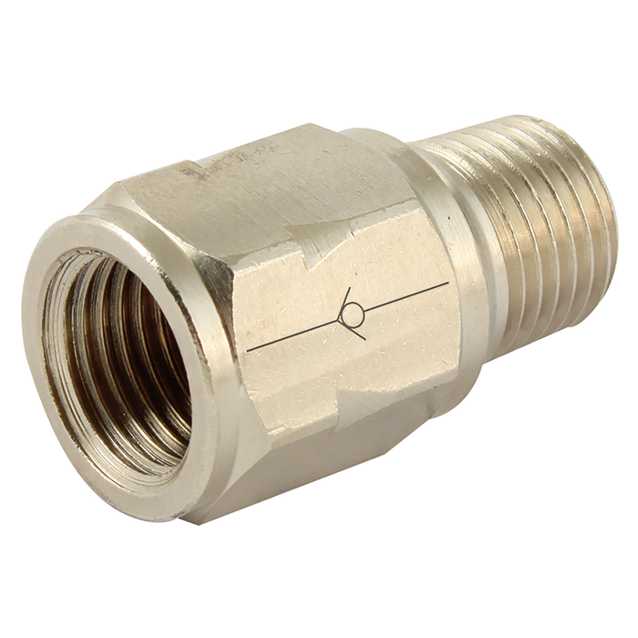 FT Pro - PCVF01-01 1/8" BSPP Male X 1/8" BSPP Female Check Valve - pneumaticsystems