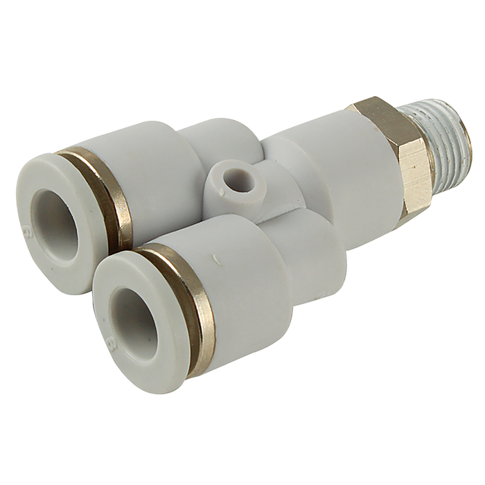 FT Pro - 2175-1003 12MM X 1/4" BSPT Male Stud Y - pneumaticsystems
