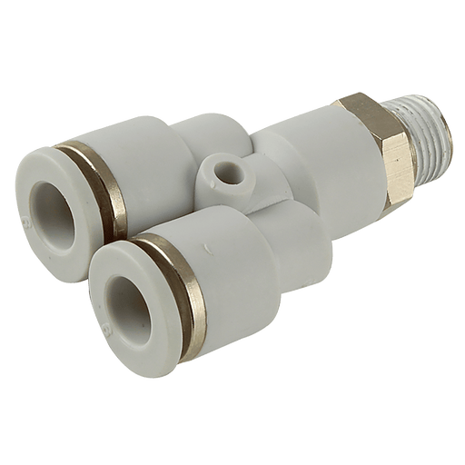 FT Pro - 2175-0999 10MM X 1/8" BSPT Male Stud Y - pneumaticsystems