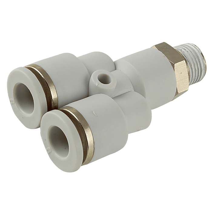 FT Pro - 2175-0999 10MM X 1/8" BSPT Male Stud Y - pneumaticsystems