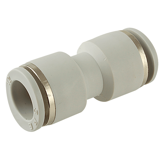 FT Pro - 2175-1027 12MM Grey Straight Connector - pneumaticsystems