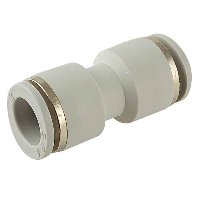 FT Pro - 2175-1025 08MM Grey Straight Connector - pneumaticsystems