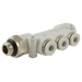 FT Pro - 2175-1097 6MM in 4MM Out X 3 X 1/8" BSPP - pneumaticsystems