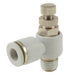 FT Pro - 2175-1144 1/2" BSPT Male X 8MM OD Speed Control Valve - pneumaticsystems