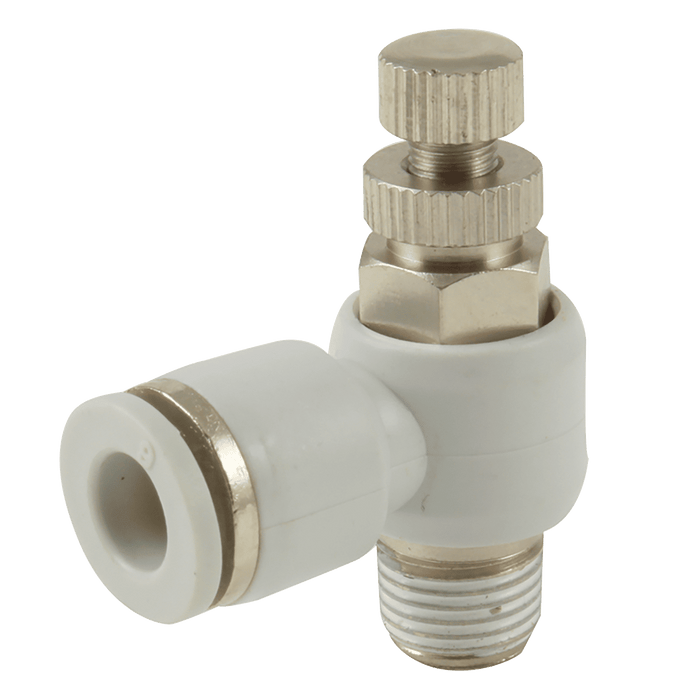FT Pro - 2175-1137 M6 Metric Male X 6MM OD Speed Control Valve - pneumaticsystems