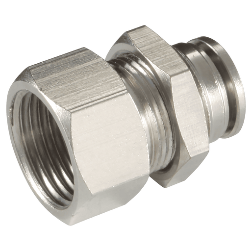FT Pro - MPMF4-G02 1/4" BSPP X 12MM BULKHD Straight Female - pneumaticsystems